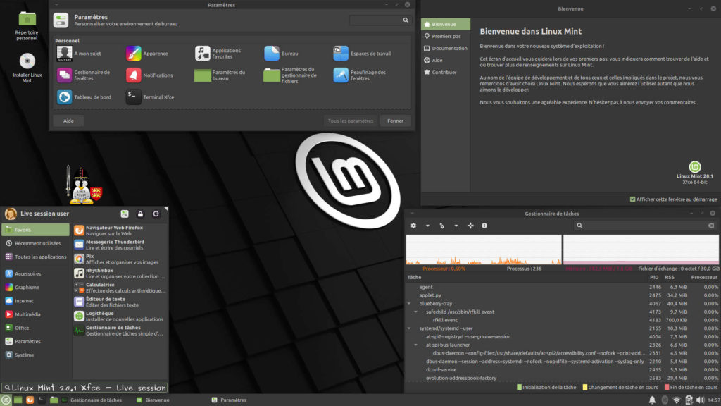 Linux mint 20 с окружением xfce что это